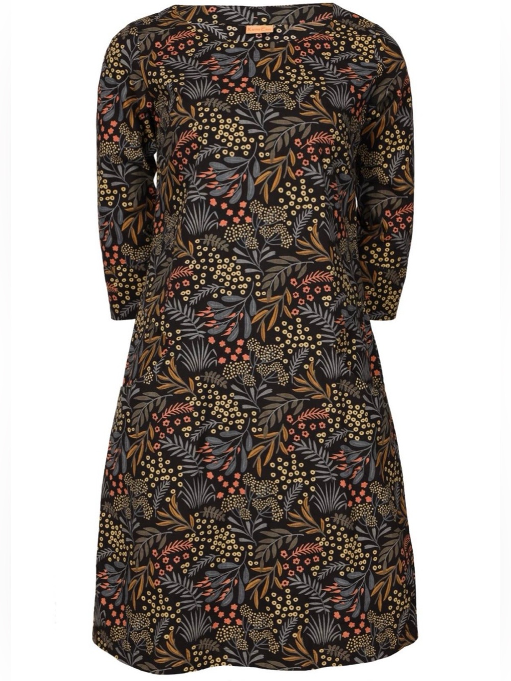 NWT! Karma East Jamie shift dress, Large in Twilight print